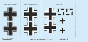 Insignes nationaux Eduard D48040 Fw 190A-2 EDUARD 1/48