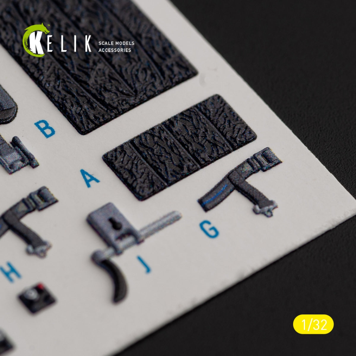 KELIK K32026 F-16I &amp;quot;Sufa&amp;quot; - interior 3D decals for Academy kit 1/32 – image 11
