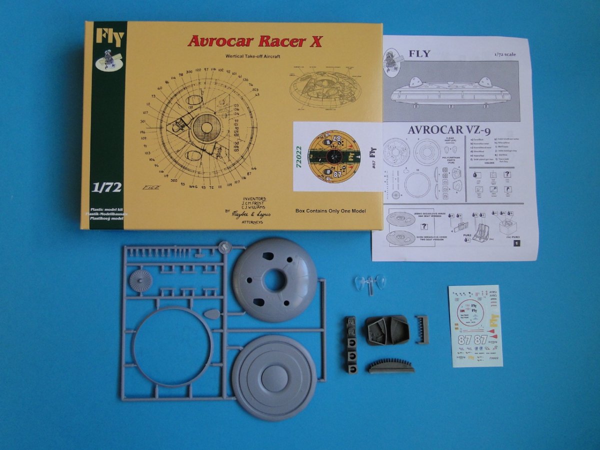 Fly 72022 Avrocar Racer X 1/72 – Bild 2