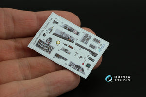 Quinta Studio QD48093 MiG-29 (9-13) 3D-Printed &amp;amp; colored Interior on decal paper (for GWH ) 1/48 – Bild 8