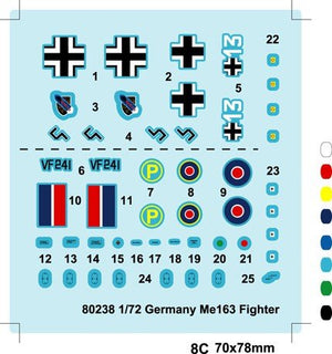 Hobby Boss 80238 Me163B-1a KOMET 1/72 – image 3
