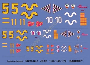 Kagero 97001 1-JG 52 - Aces of the Eastern Front (decals) EN – Bild 2