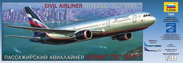 Zvezda 7005 BOEING 767-300 1/144