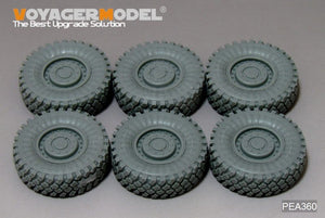 Voyager Model PEA360 Modern US COUGAR 6X6 MRAP Road Wheels Ver.A (6PCESS) 1/35 – image 3