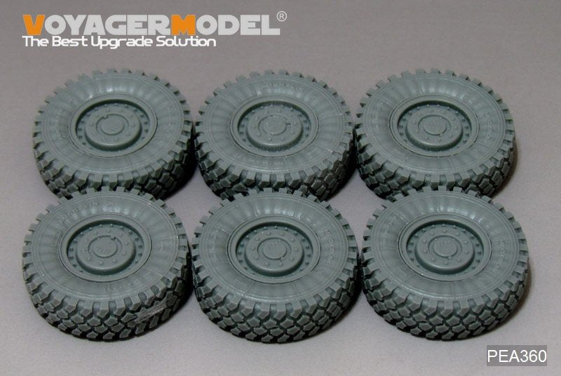 Voyager Model PEA360 Modern US COUGAR 6X6 MRAP Road Wheels Ver.A (6PCESS) 1/35 – image 3