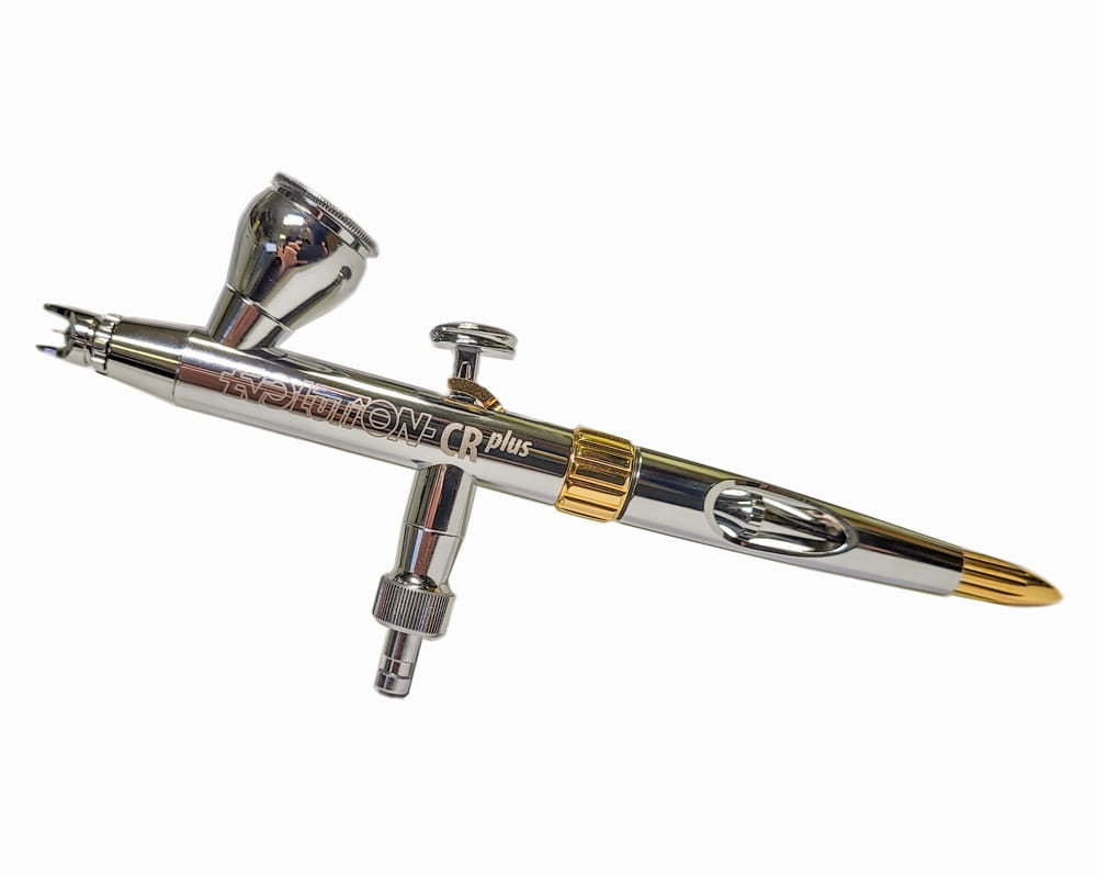 Aérographe 2 en 1 Harder &amp; Steenbeck 121233 Evolution CR Plus 2024 (buse de 0,28 mm + 0,45 mm)