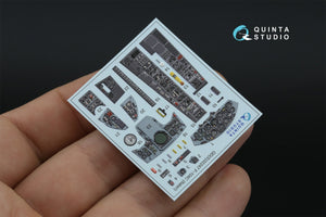 Quinta Studio QDS-32247 F-104C 3D-Printed &amp;amp; colored Interior on decal paper (Italeri) (Small version) 1/32 – image 2