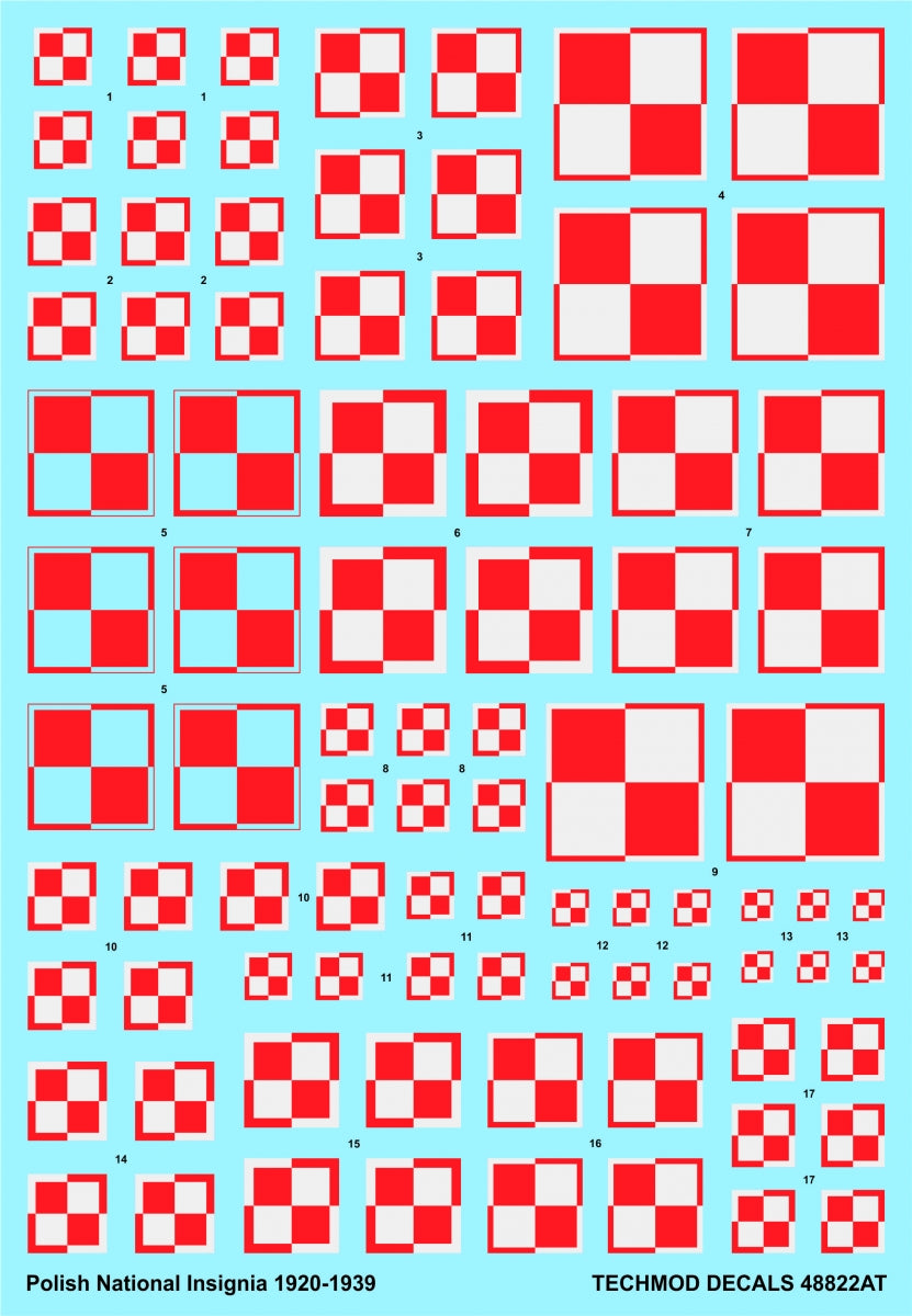 Techmod 48822 Polish National Insignia 1920-39 1/48