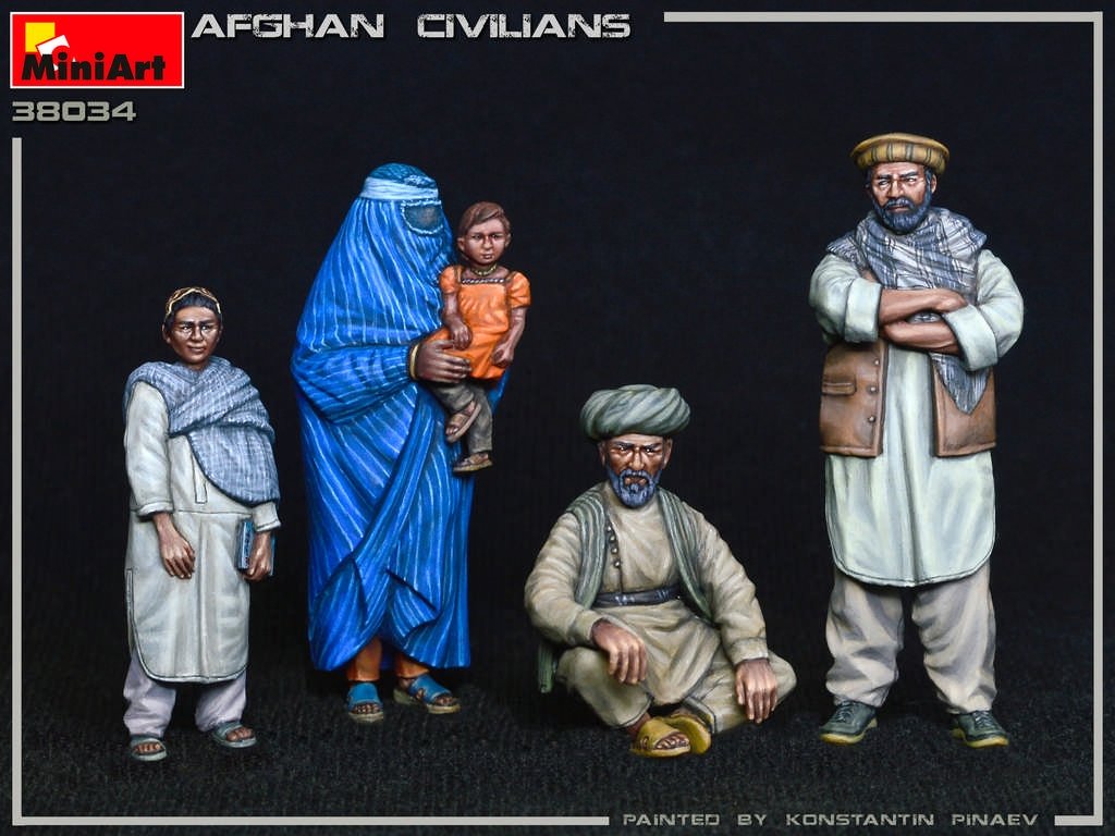 Miniart 38034 AFGHAN CIVILIANS 1/35 – immagine 2