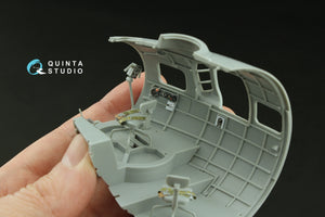 Quinta Studio QD32226 Boeing B-17G Navigator, bombardier, waist and tail gunners compartments. 3D-Printed colored Interior (HK models) 1/32 – immagine 10
