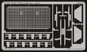 Eduard 35595 Schurzen mesh Pz. IV Ausf. J 1/35 Tamiya – image 2