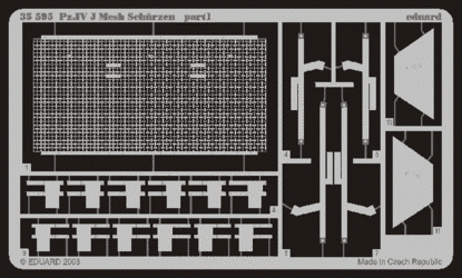 Eduard 35595 Schurzen mesh Pz. IV Ausf. J 1/35 Tamiya – image 2