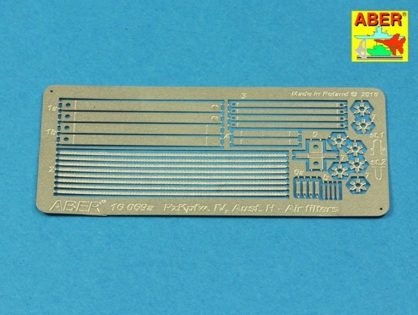 Aber 16069 GERMAN MEDIUM TANK Pz.Kpfw. IV, Ausf.H (Sd.Kfz. 161/2) Vol.10 - Air filters 1/16 – Bild 5