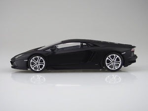 Aoshima 02738 Lamborghini Aventador LP700-4 Matte Black 1/24 – immagine 4