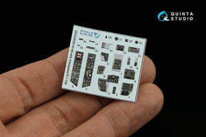 Quinta Studio QDS-48305 AV-8B Early 3D-Printed &amp;amp; colored Interior on decal paper (Hasegawa) (Small version) 1/48 – obrázek 6