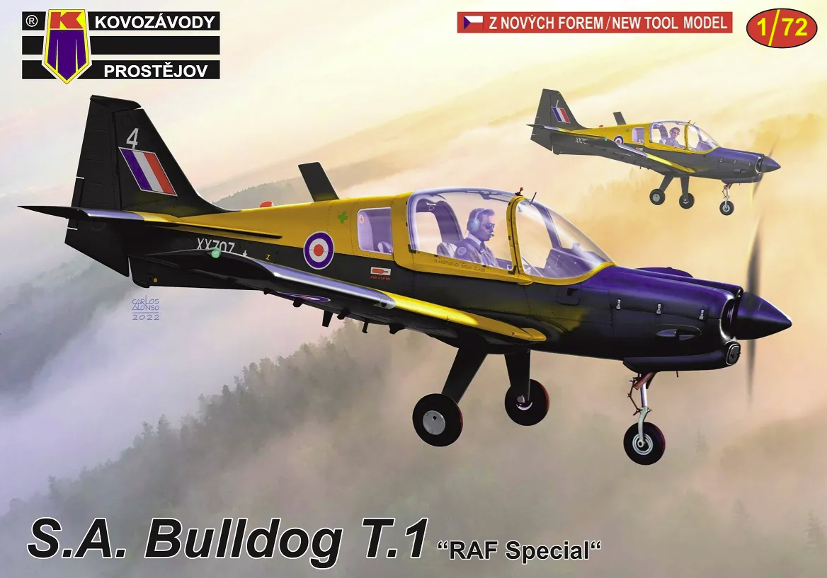 Kovozavody Prostejov KPM0299 SA Bulldog T.1 “RAF Special” 1/72