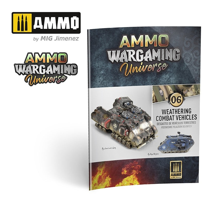 Ammo of Mig 6925 AMMO WARGAMING UNIVERSE Book 06 - Weathering Combat Vehicles (English, Castellano, Polish)
