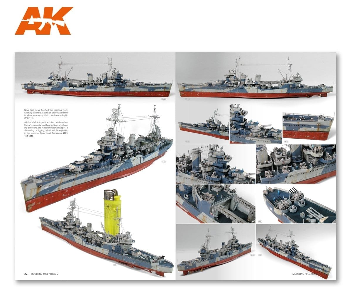 AK Interactive AK895 MODELLING FULL AHEAD 2 NEW ORLEANS CLASS (English) – immagine 6
