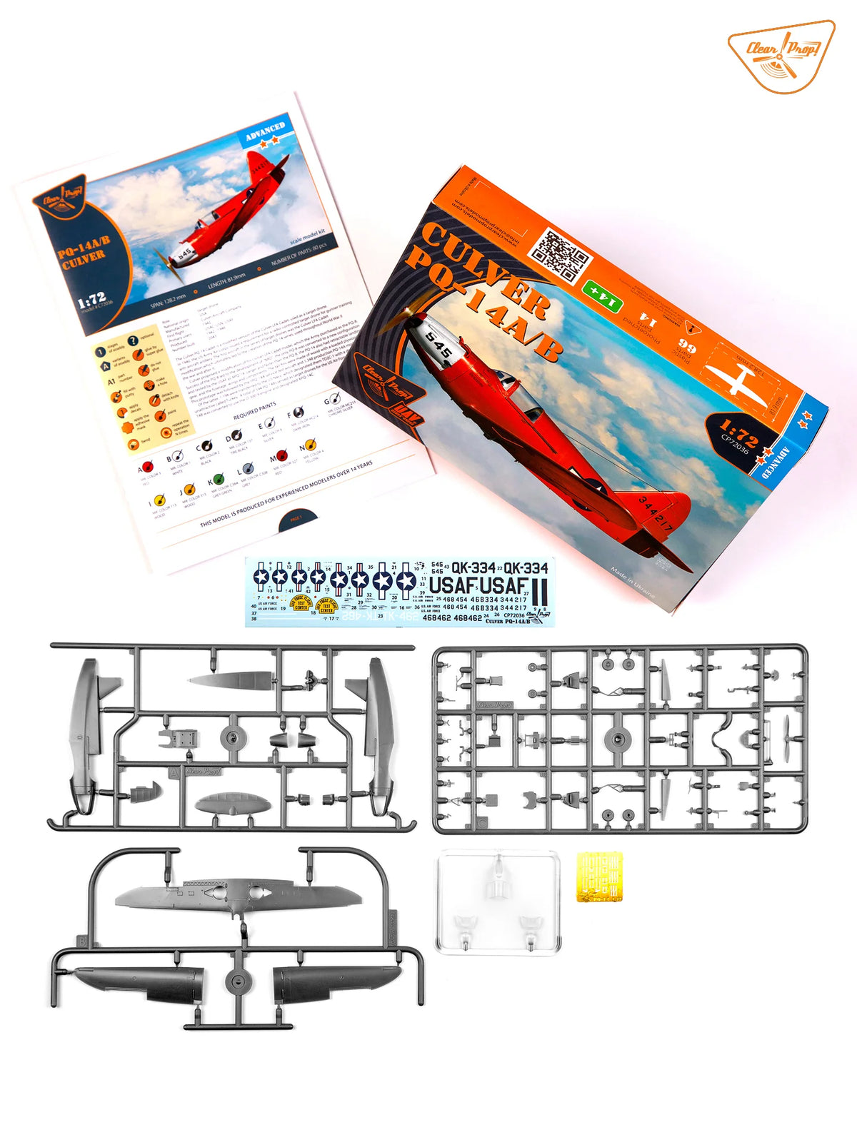 Clear Prop! CP72036 Culver PQ-14 A/B 1/72 – image 3
