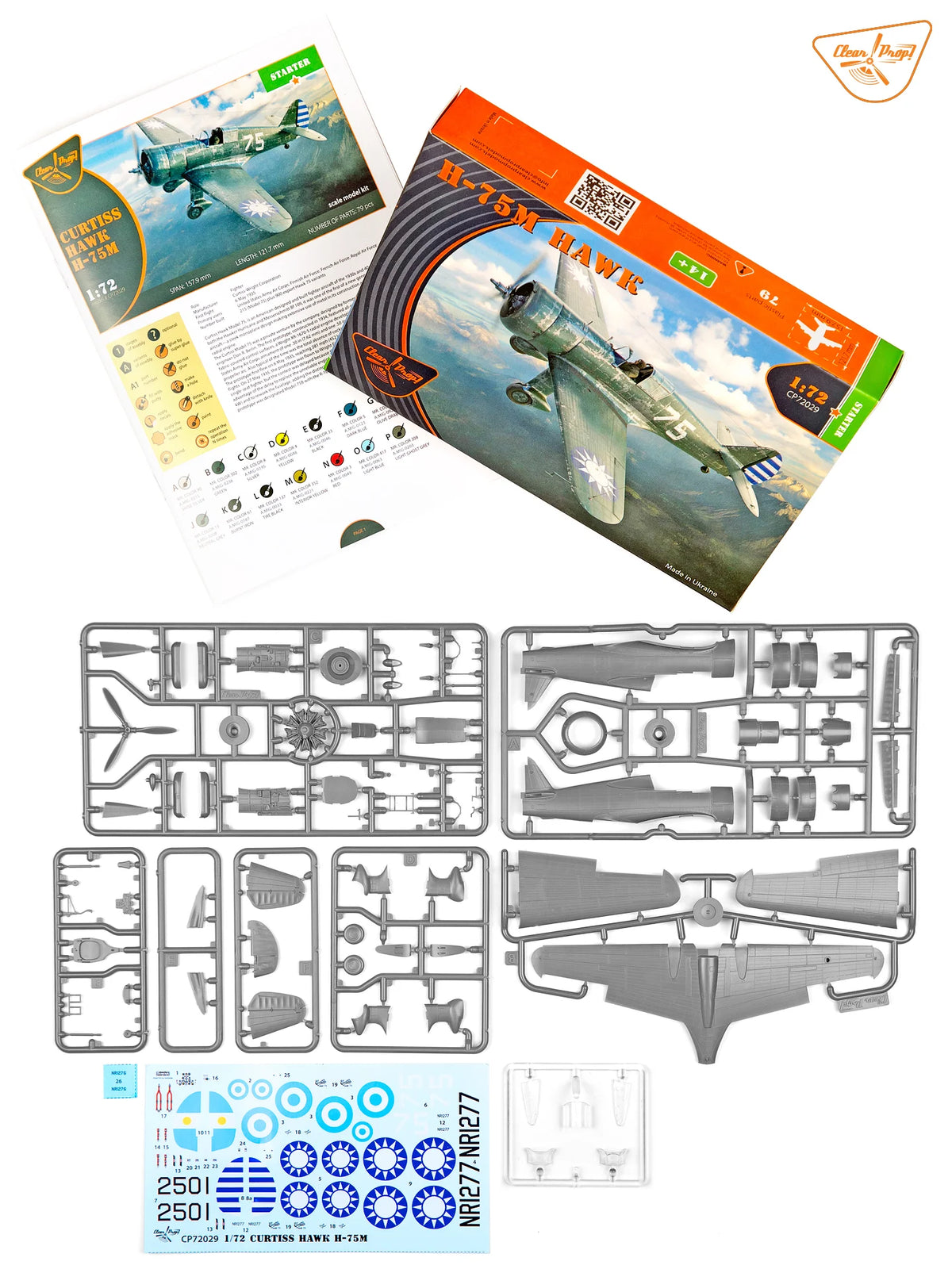 Clear Prop! CP72029 H-75M Hawk 1/72 – obrázek 3