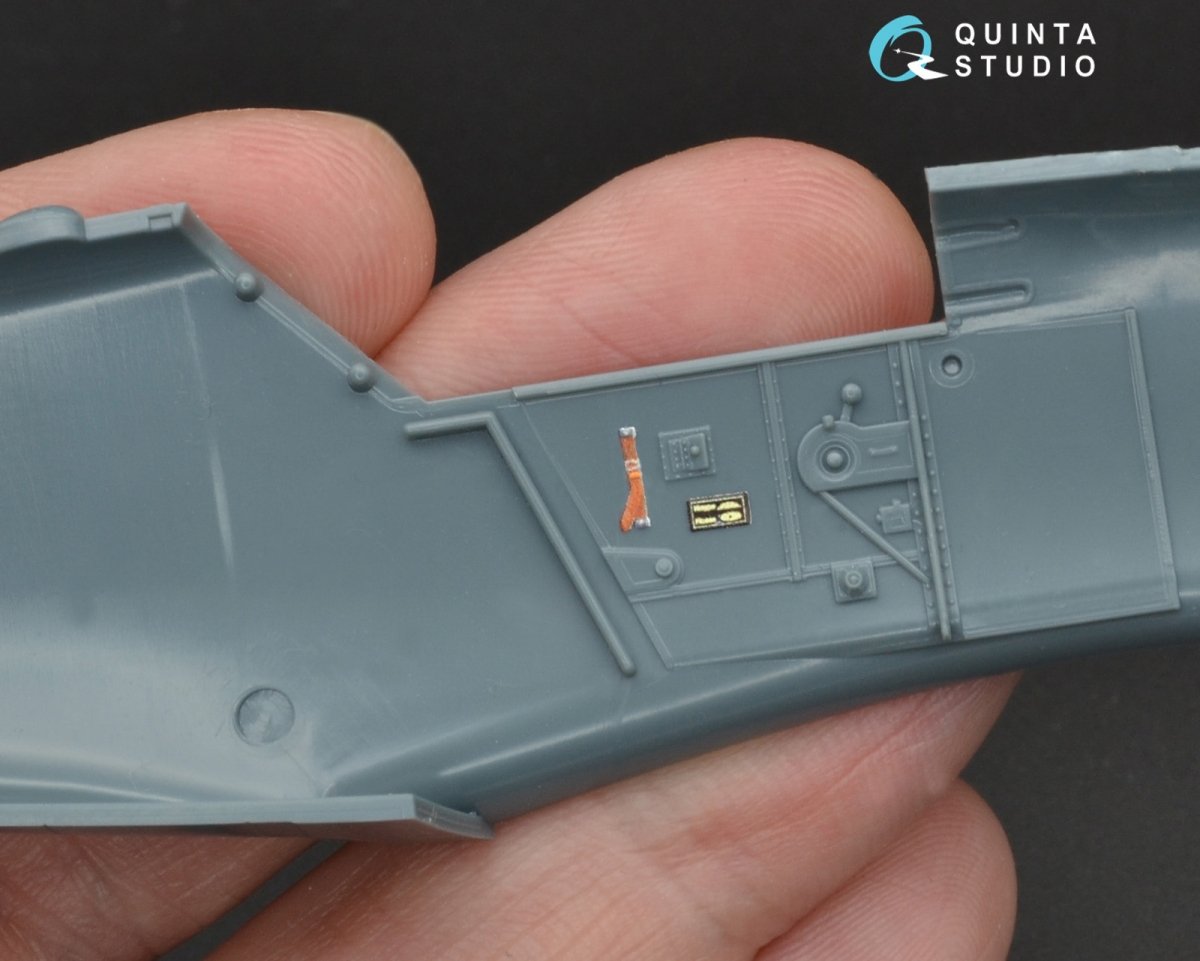 Quinta Studio QD48094 Bf 109G-6 3D-Printed &amp;amp; colored Interior on decal paper (for Eduard kit) 1/48 – image 5