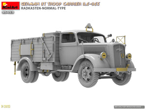 Miniart 35453 German 3t Troop Carrier 3.6-36S Radkasten-Normal-Type 1/35 – image 9