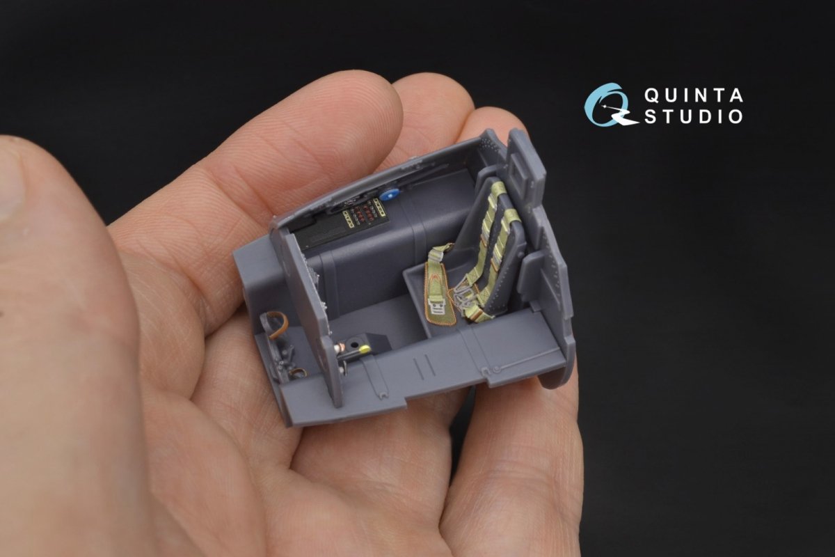 Quinta Studio QD32017 Me 163B 3D-Printed &amp;amp; coloured Interior on decal paper (for Meng kit) 1/32 – zdjęcie 7