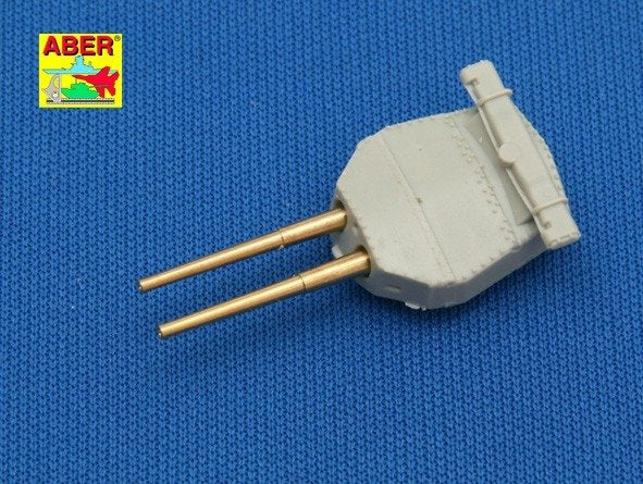 Aber 1/700L-08 Set of 8 pcs 381mm long barrels for turrets without antiblast covers ships Hood 1/700 – image 2