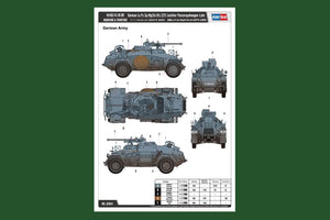Hobby Boss 83814 German Le.Pz.Sp.Wg Sd.Kfz.221 Leichter Panzerspahwagen-Late – Bild 2