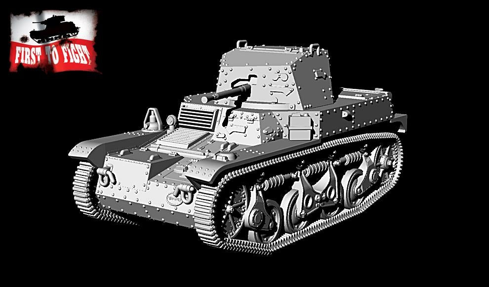 First To Fight PL108 French Reconnaissance Tank AMR 35 ZT 1b 1/72 – image 3