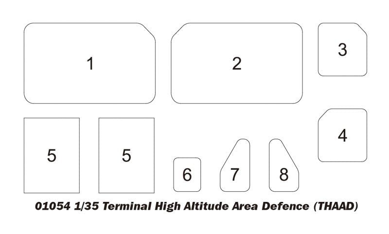 Trumpeter 01054 Terminal High Altitude Area Defense THAAD 1/35 – image 4