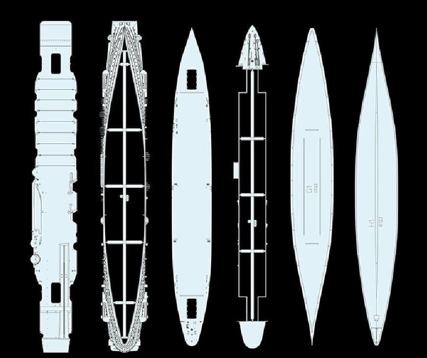 FlyHawk Model FH1135 HMS Victorious 1/700 – obrázek 3