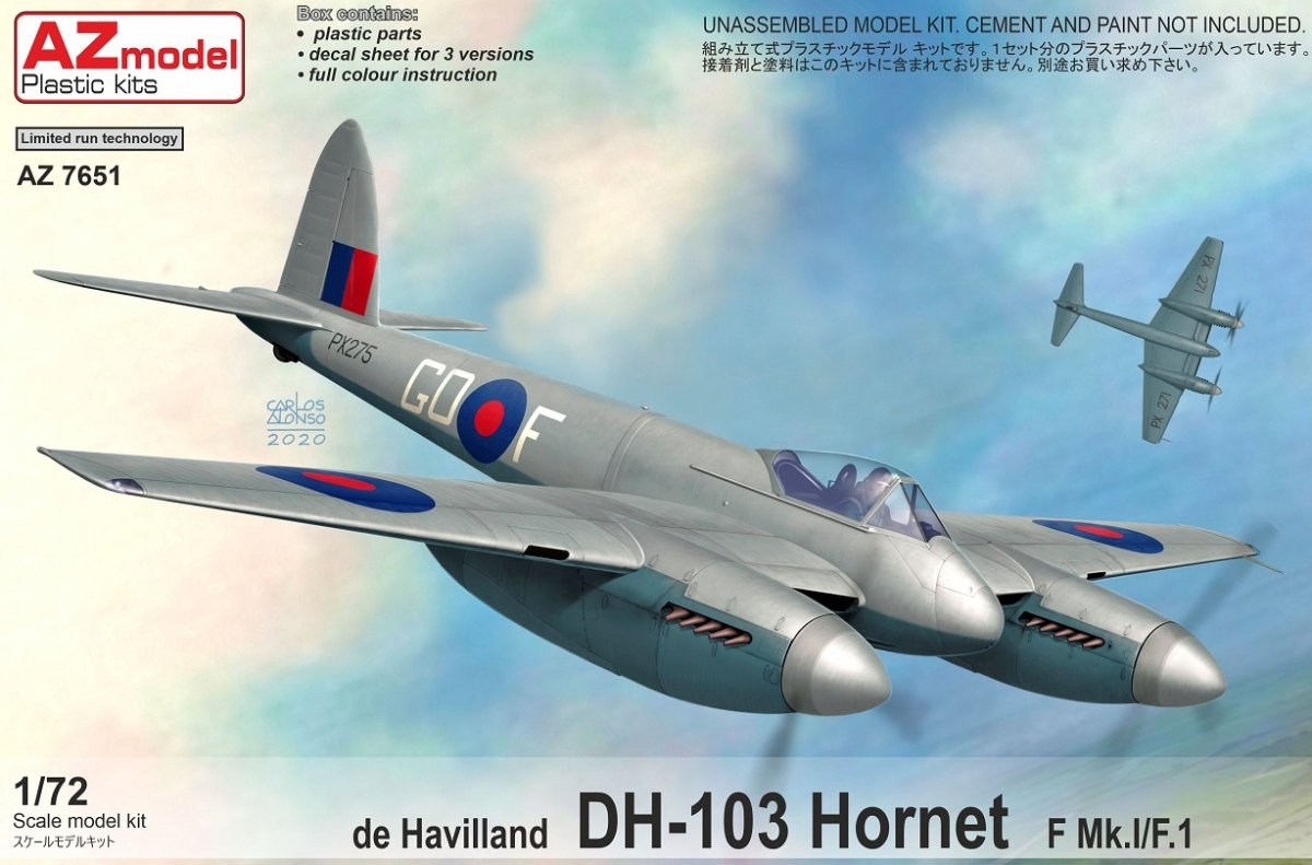 AZ Model AZ7651 DH-103 Hornet F Mk.I/F.1 1/72