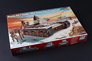 Trumpeter 00359 Russia KV-1 model 1942 Heavy Cast Turret Tank 1/35 – image 9