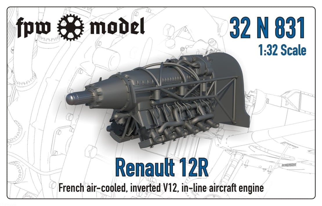 Modèle FPW 32N831 Renault 12R 1/32