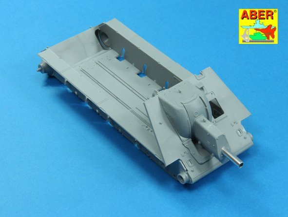 Aber 35L-204 Soviet 122mm M-30 barrel for SELF-PROPELLED GUN SU-122 1/35 – image 3
