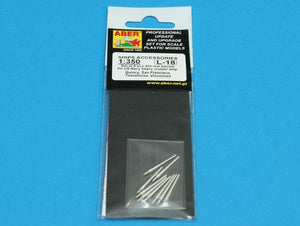 Aber 350L-18 Set of 9 pcs 203 mm barrels for San Francisco type 1/350 – image 5