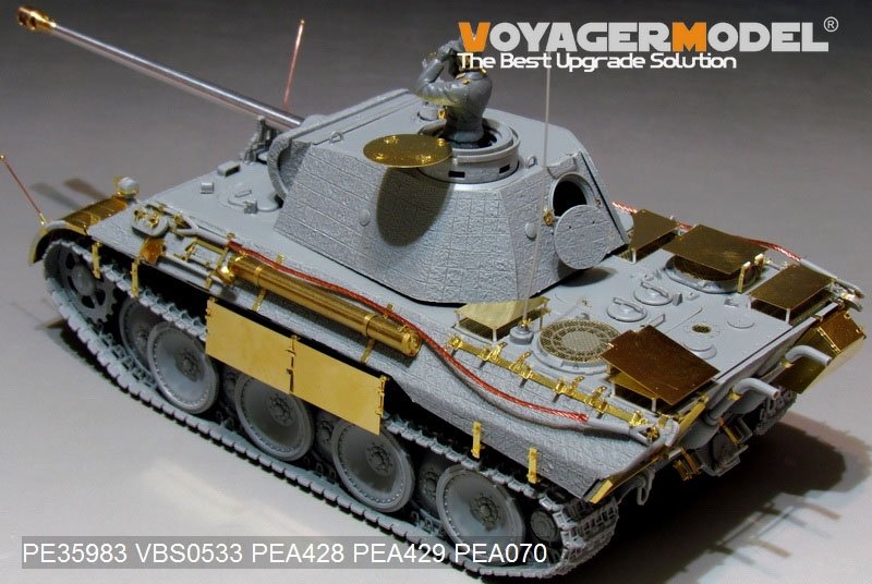 Voyager Model PE35983 WWII German Panther D Tank Late version Basic For TAKOM 2104 1/35 – immagine 12