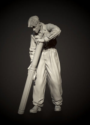 Panzer Art FI35-102 Waffen-SS tanker préparant des munitions n° 2 1/35