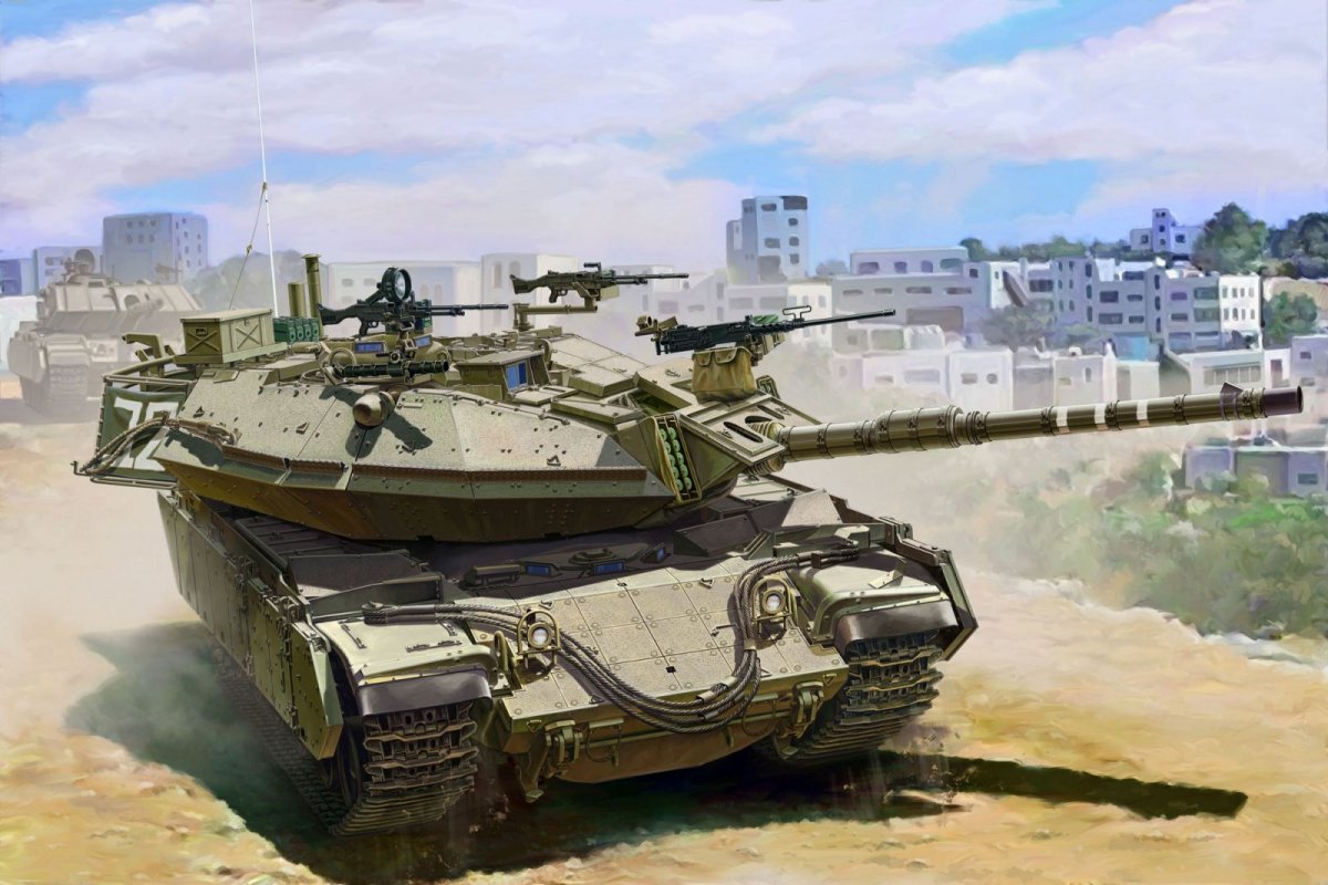 Meng Model TS-040 Israel Main Battle Tank Magach 6B Gal Batash 1/35 – image 5