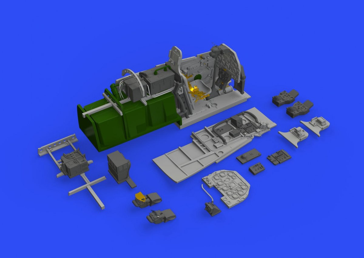 Eduard 648522 P-51D cockpit 1/48 EDUARD