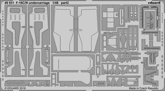 Eduard BIG49208 F-16C/ N 1/48 TAMIYA – image 4