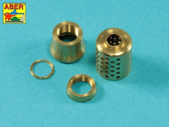 Canons Aber 35L-263 pour char allemand E-100 (Dragon), calibres 15 cm et 7,5 cm, échelle 1/35  – image 3