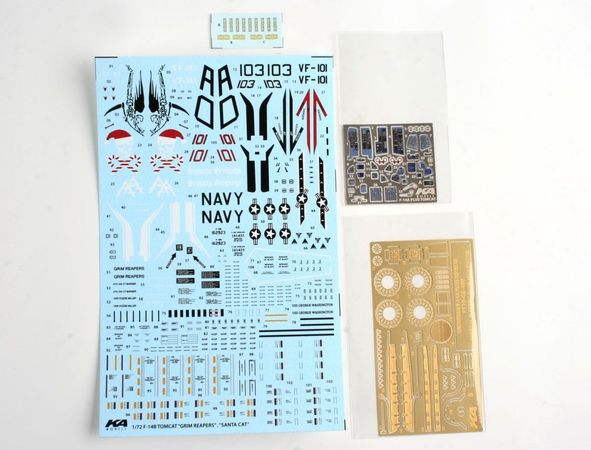 KA Models KP-72002A F-14A PLUS Tomcat &amp;quot;SantaCat&amp;quot; (ex Fujimi) 1/72 – image 14