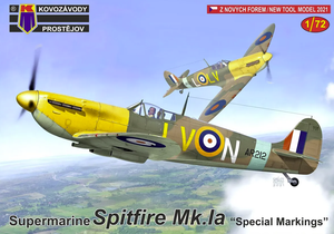 Kovozavody Prostejov KPM0276 Spitfire Mk.Ia &amp;quot;Special Markings&amp;quot; 1/72