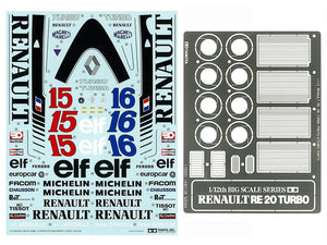 Tamiya 12033 Renault RE-20 Turbo (w/Photo-Etched Parts) 1/12 – immagine 9