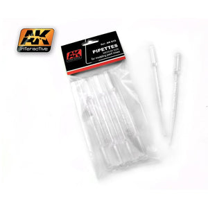 AK Interactive AK615 Medium Pipettes 7 units 7 pcs