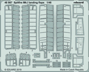 Eduard 48987 Spitfire Mk. And landing flaps 1/48 TAMIYA