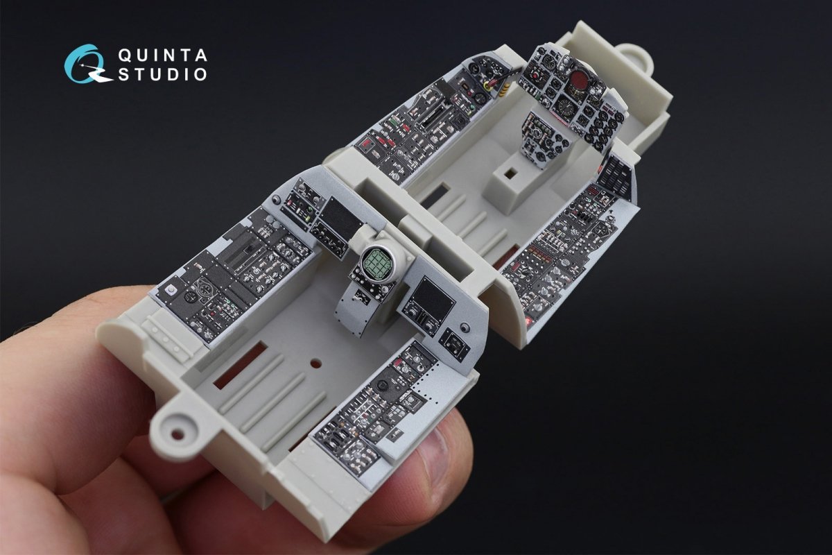 Quinta Studio QD32036 F-4D 3D-Printed &amp;amp; colored Interior on decal paper (Tamiya) 1/32 – Bild 4
