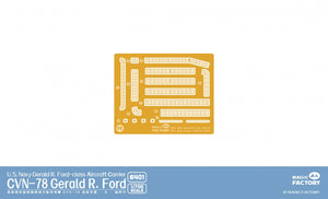 Magic Factory 6401 USS Gerald R. Ford (CVN-78) - US Navy Gerald R.Ford - class Aircraft Carrier 1/700 – obrázek 14
